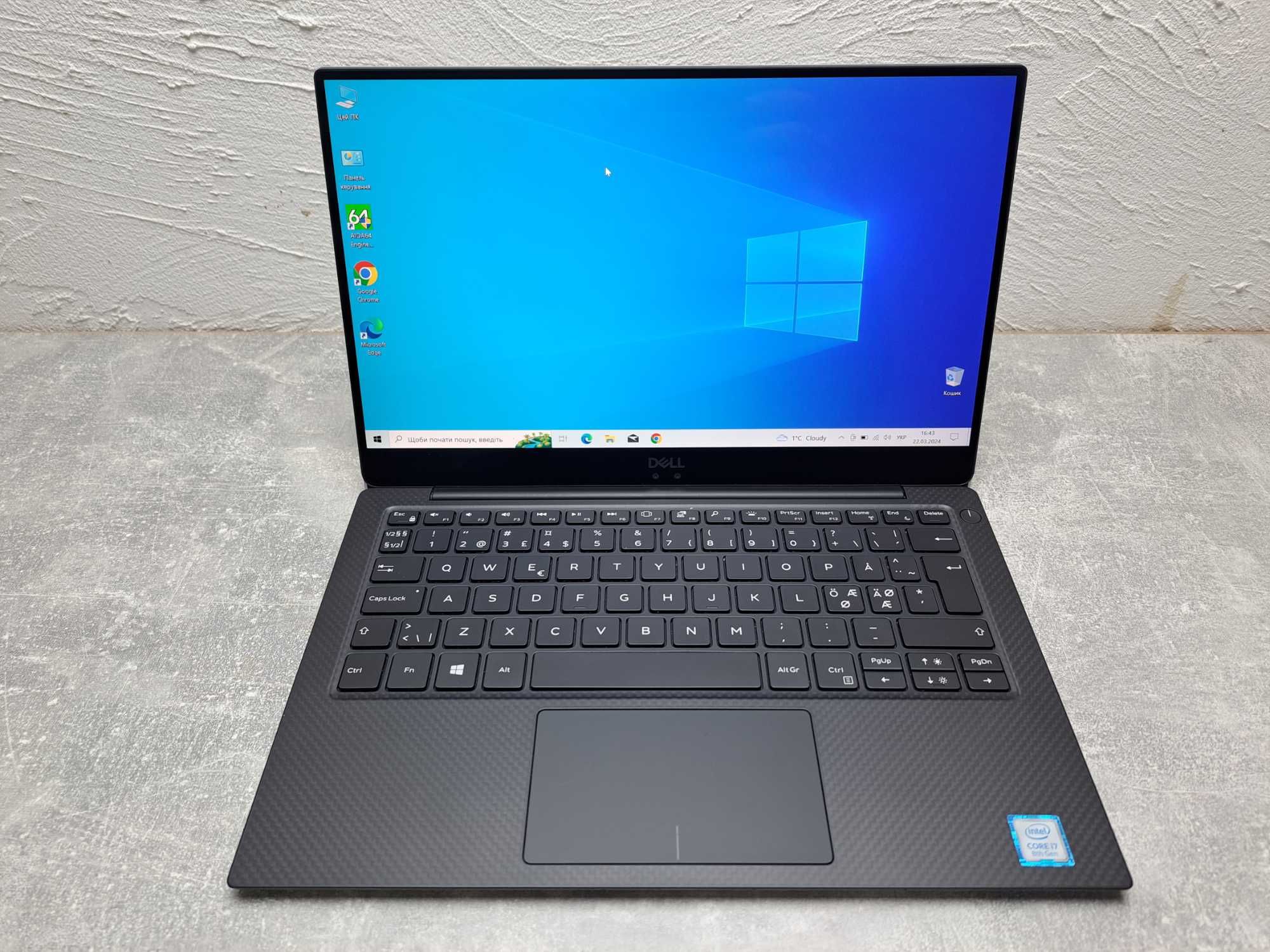 Dell XPS 13 9370 i7-8550U 8GBRam SSD256GB 13.3" FHD IPS