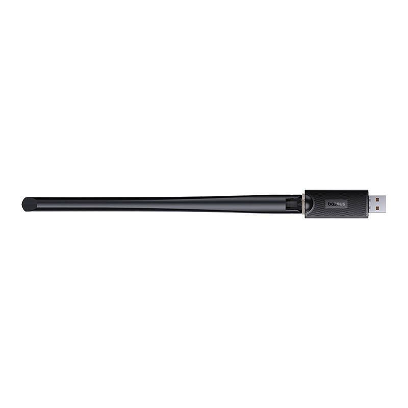 Adapter WiFi z anteną Baseus FastJoy 650Mbps (czarny)
