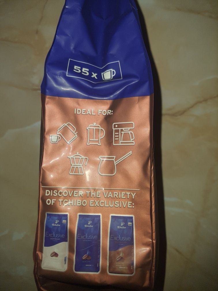 Tchibo Exclusive Medium Roast kawa mielona 500g czekoladowa nuta g