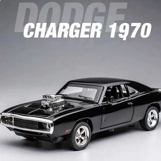 1/32 DODGE CHARGER CHALLENGER 1970 model samochodu światła otwierany