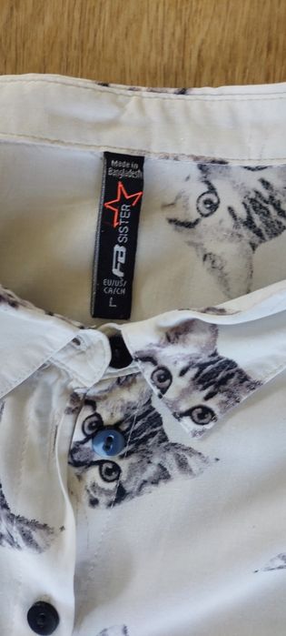 Biała koszula, bluzka w KOTY, CAT, New Yorker FB Sister r.L