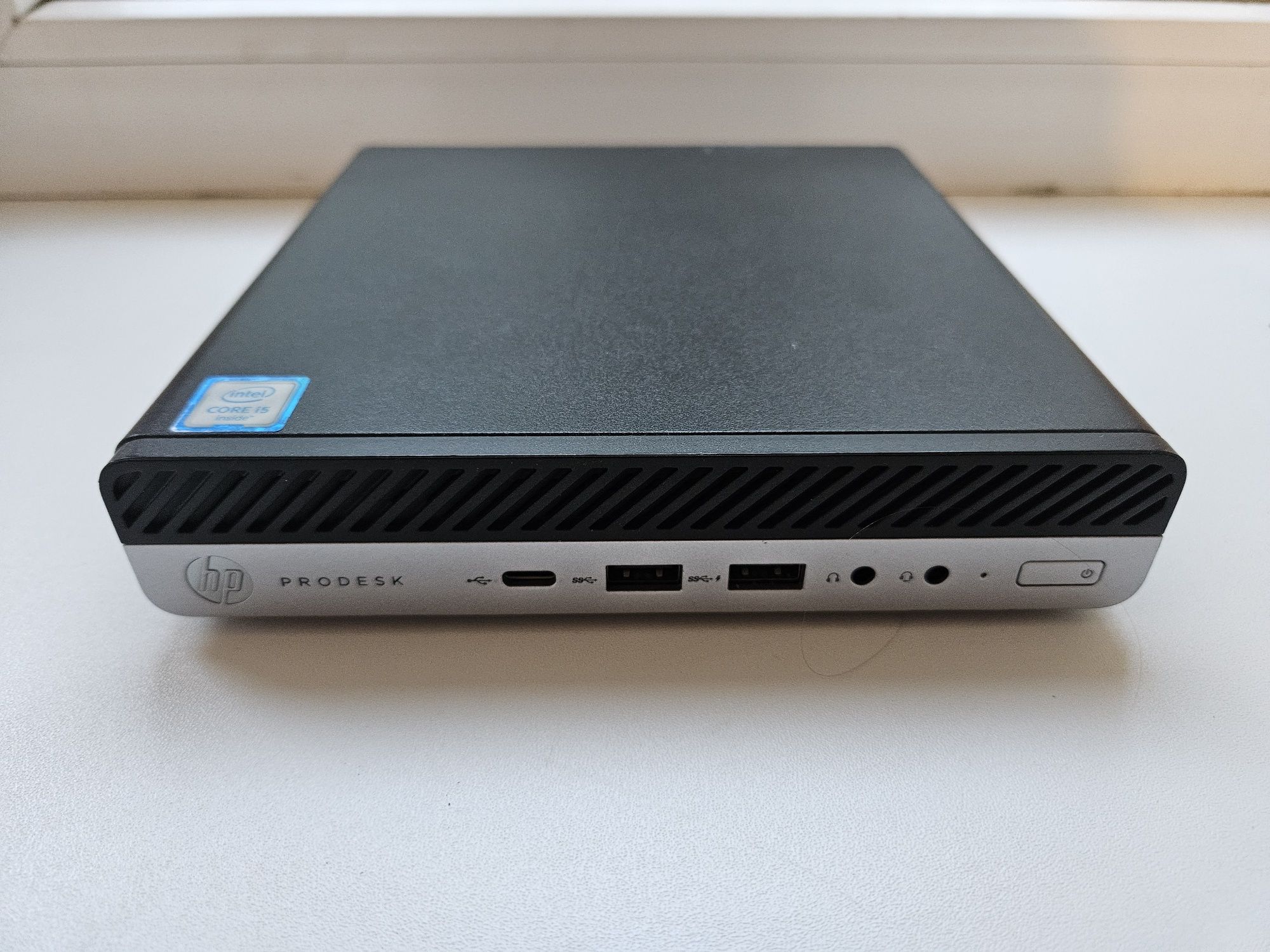 Продам міні пк Hp Prodesk 600 G3 Mini i5-6500t, DDR4 8GB, SSD256, HDD