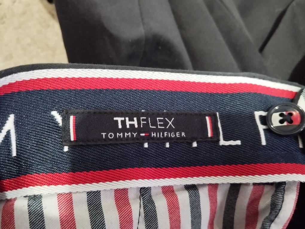 Spodnie męskie czarne Tommy Hilfiger