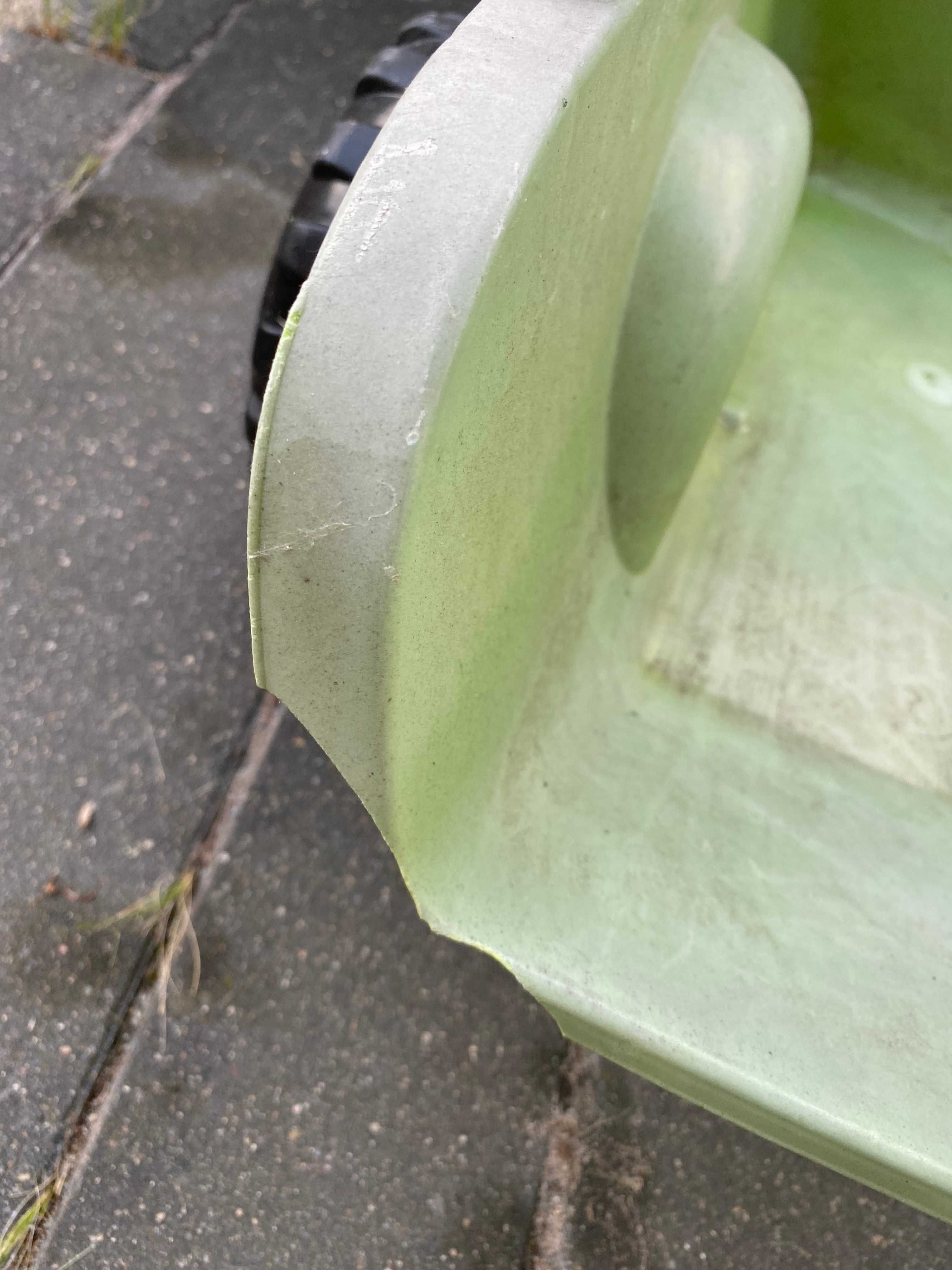 Falk Claas traktor na pedały z łyżką i przyczepką