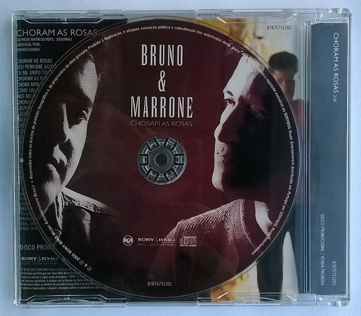 CD Bruno e Marrone - Choram as Rosas (Single)