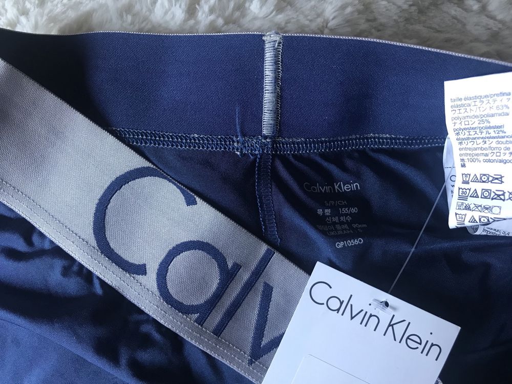 NOVO ETIQUETA conjunto Top (36) e boxers (S) Calvin Klein