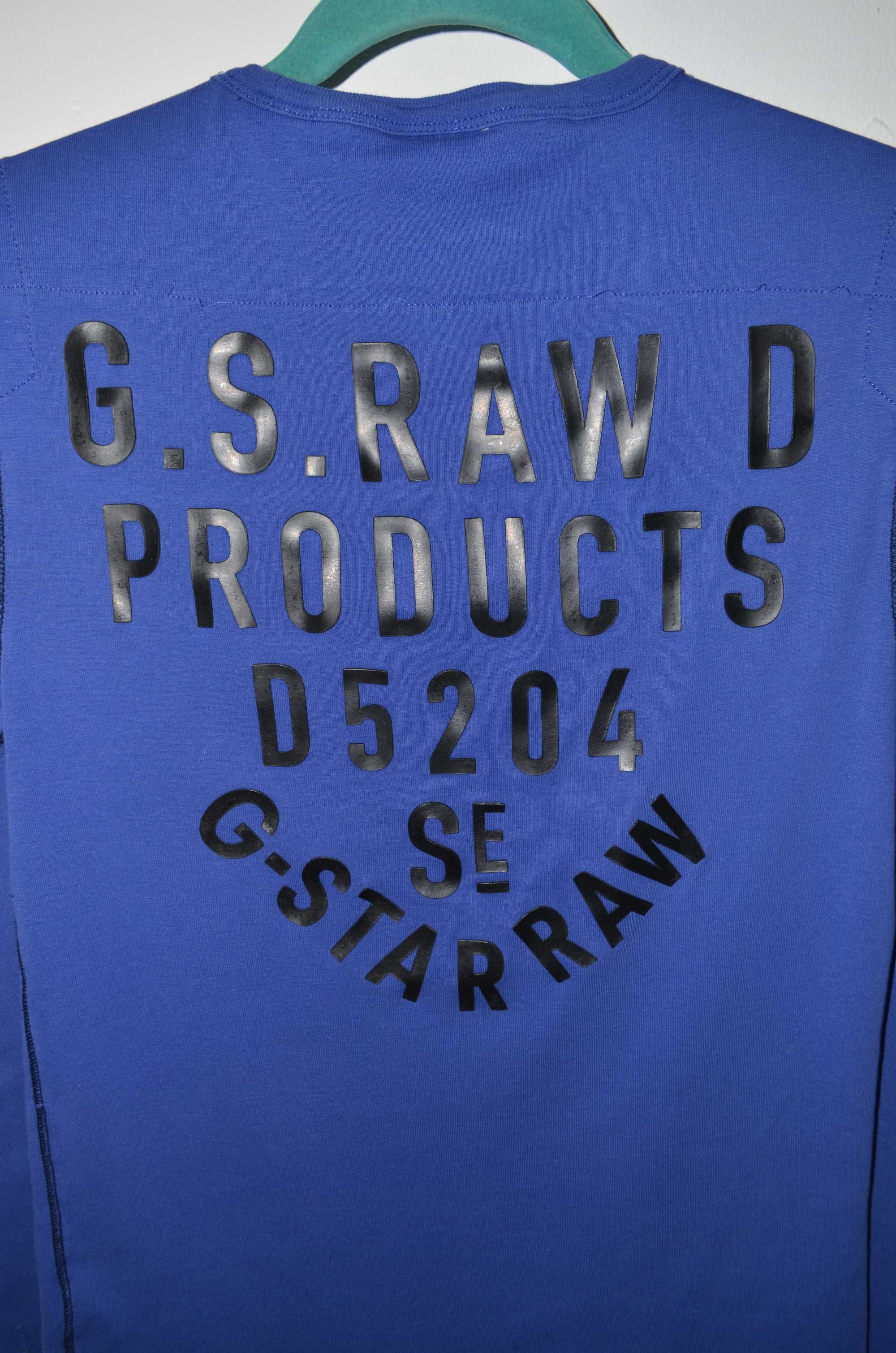 Лонгслив G Star Casual Blue Big Logo Size L