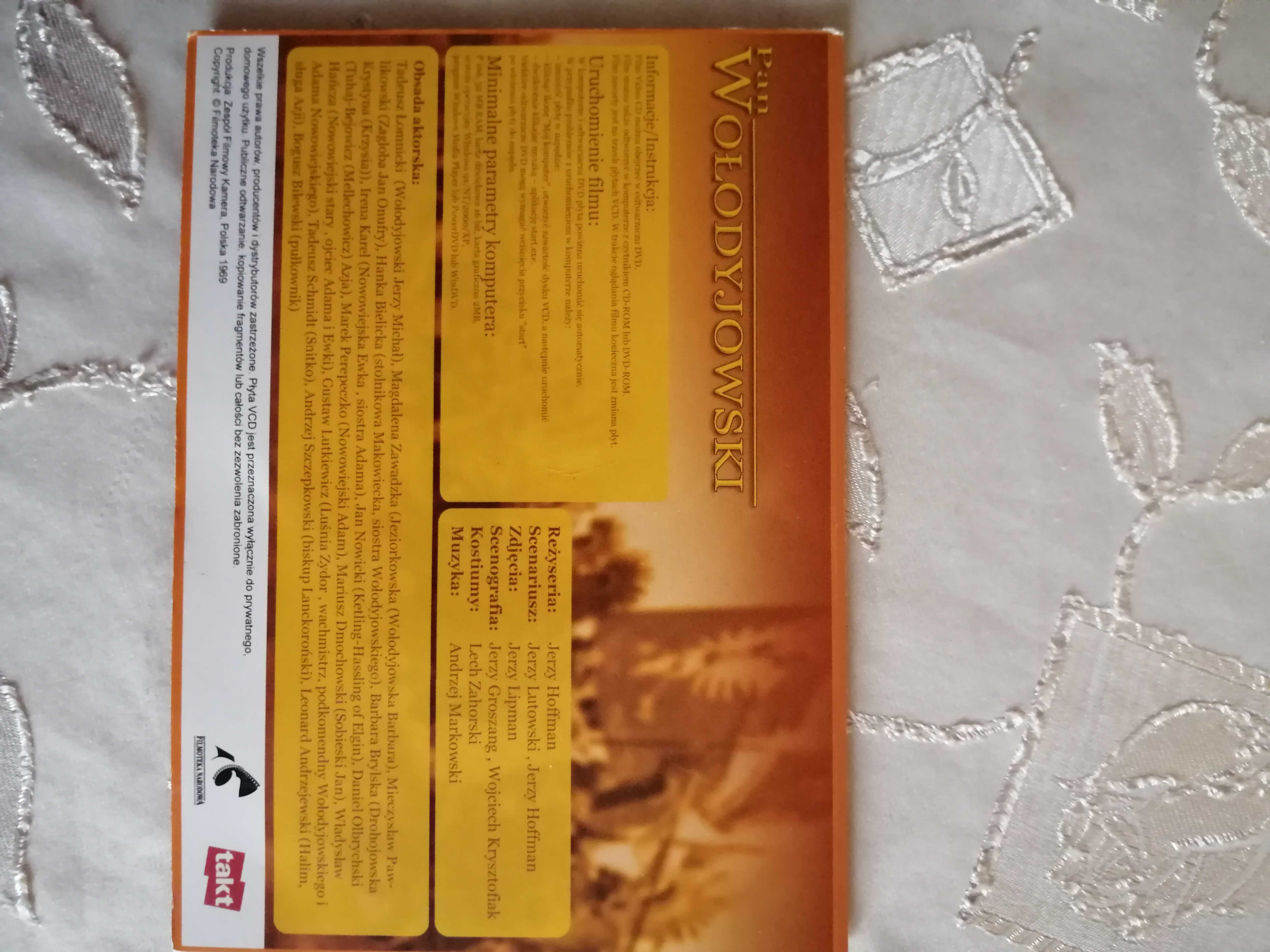 Film Pan Wołodyjowski na VCD