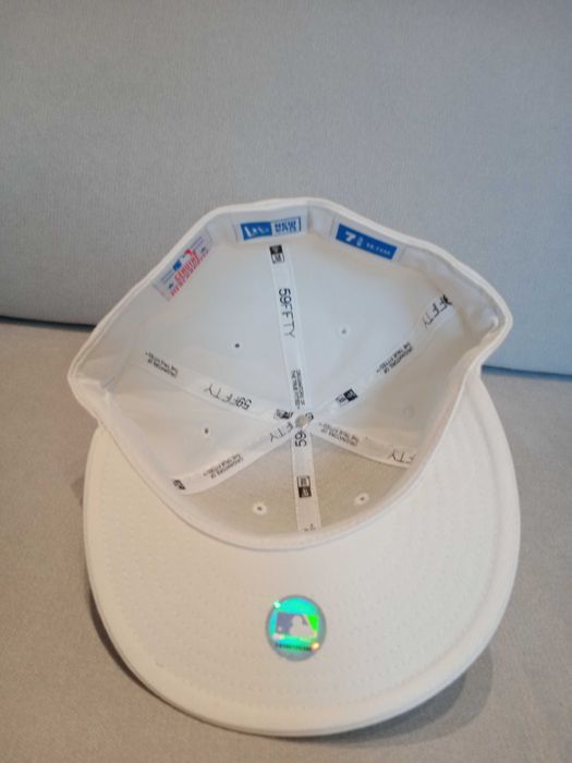 Czapka New Era Los Angeles Dodgers LA 7 3/8 58.7 cm z USA All White !!