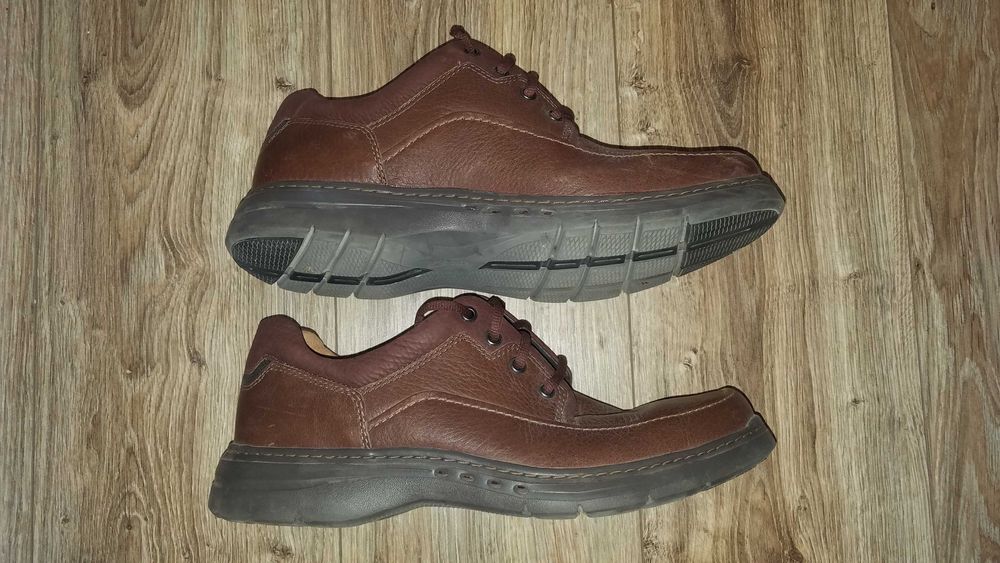 Buty CLARKS Un Browley 44/45 30cm Skórzane półbuty solidne  super stan