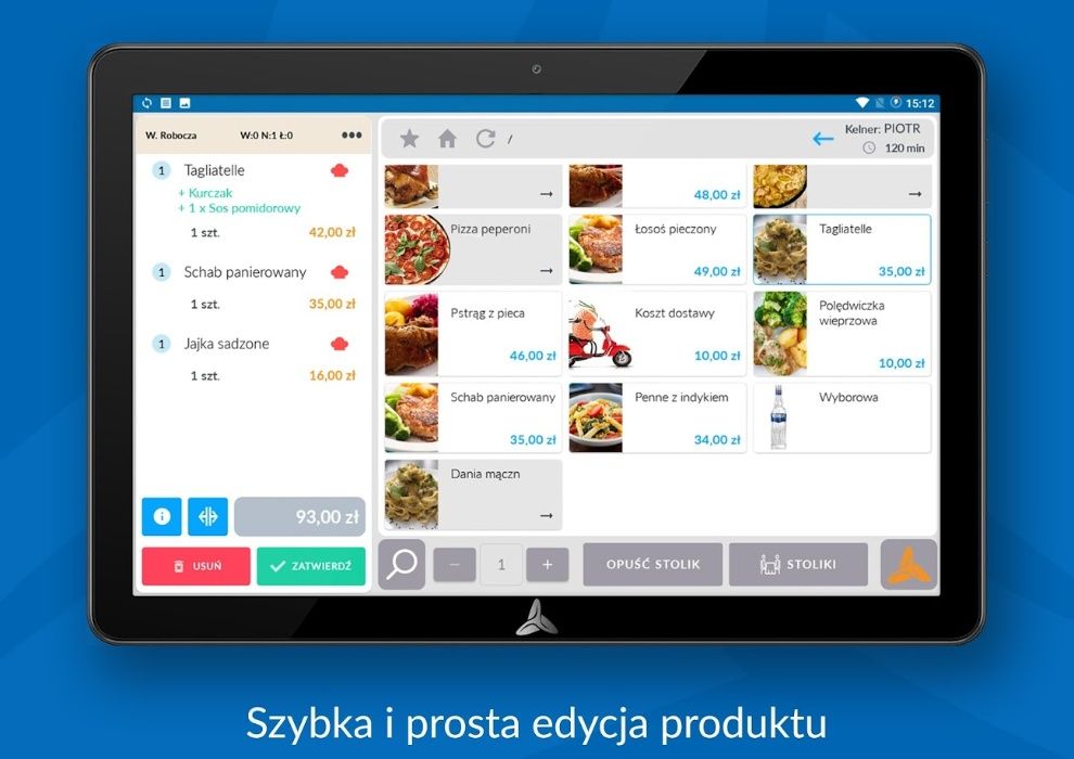 Kiosk sprzedażowy 24 " + ABS POS + DUKARKA ELZAB