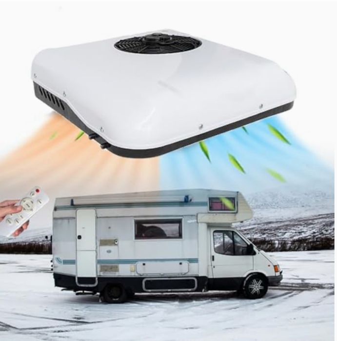 Klimatyzator dachowy 12v/24v kamper, ciągnik, maszyny rolnicze, żuraw