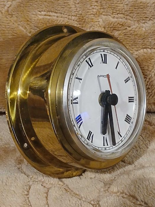 Zegar okrętowy -mosiadz