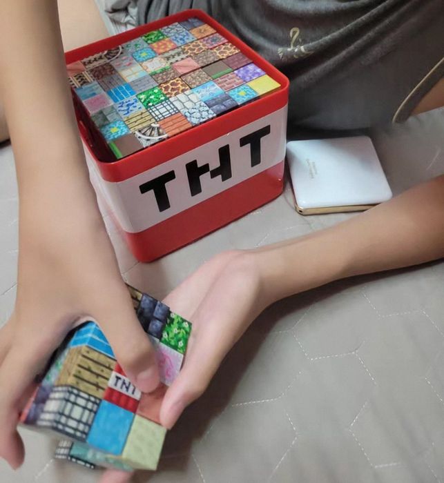 Minecraft набори в боксах на подарунок , магнітний конструктор + герої