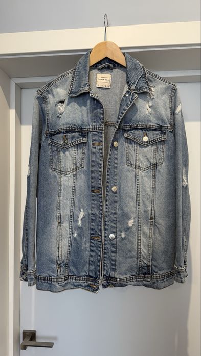 Куртка сорочка Stradivarius і вітрівка Guess