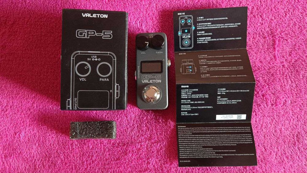 Гітарний - басовий процесор VALETON GP-5 (EN) Ving FB100+ ZOOM