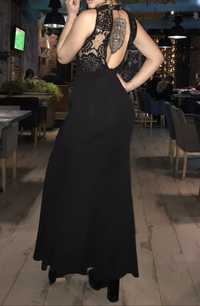 Вечернее, выпускное платье миди чёрное tally weijl, новогоднее
