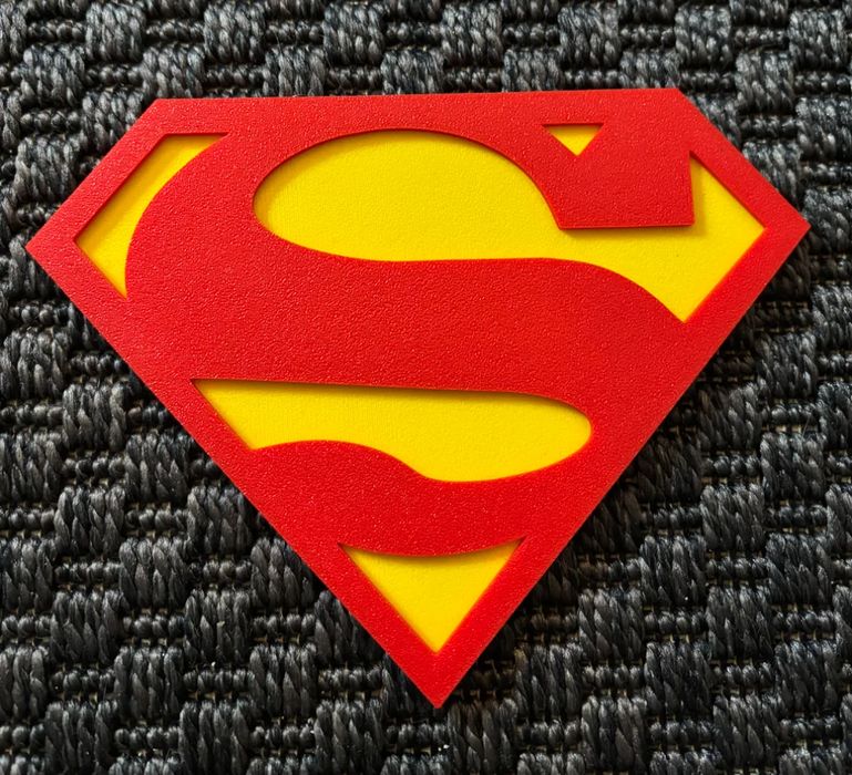 Emblema do Superman com Suporte