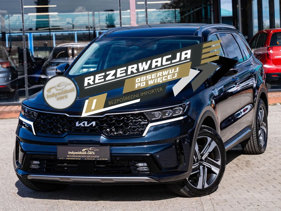 Kia Sorento 7-Miejsc*Hybrid*72.T-KM*LED*Kamera*Lane+*Virtual*Key + BLiS*Radar*ACC