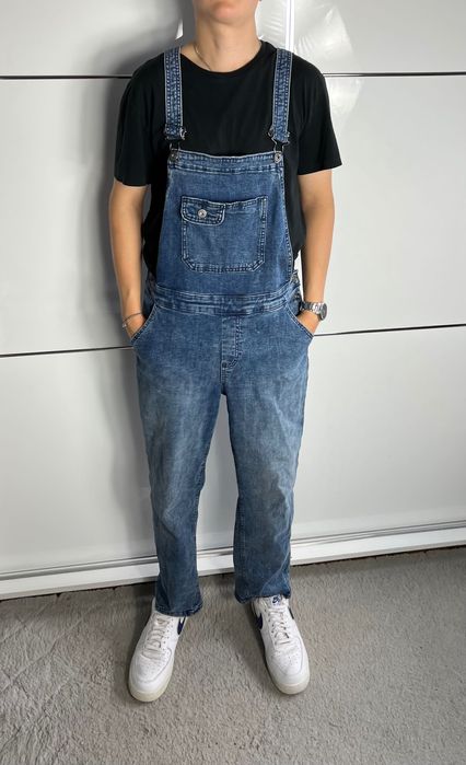 Jeans Vintage Blue Ogrodniczki