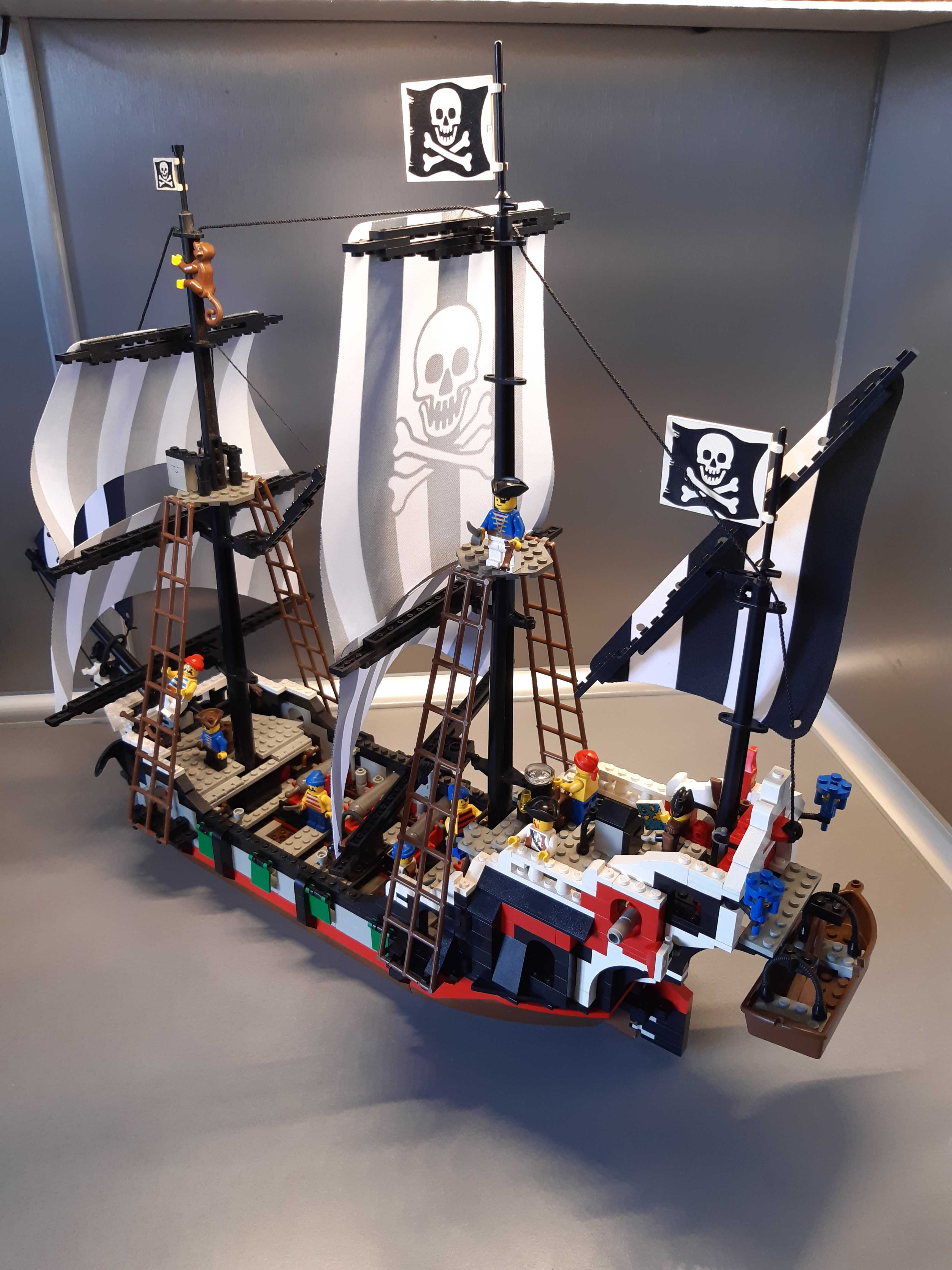 Nowe drukowane żagle Lego Pirates 6286 Skull's Eye Schooner