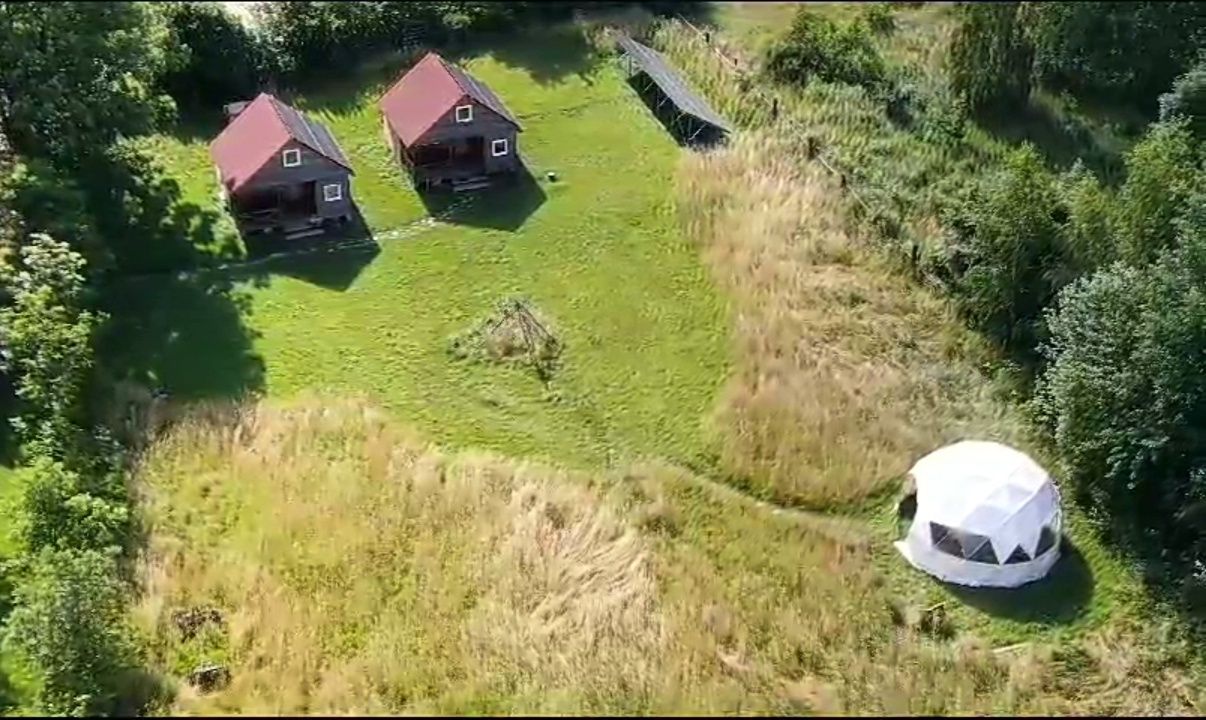 Domek całoroczny drewniany. Sauna, jacuzzi, ognisko.