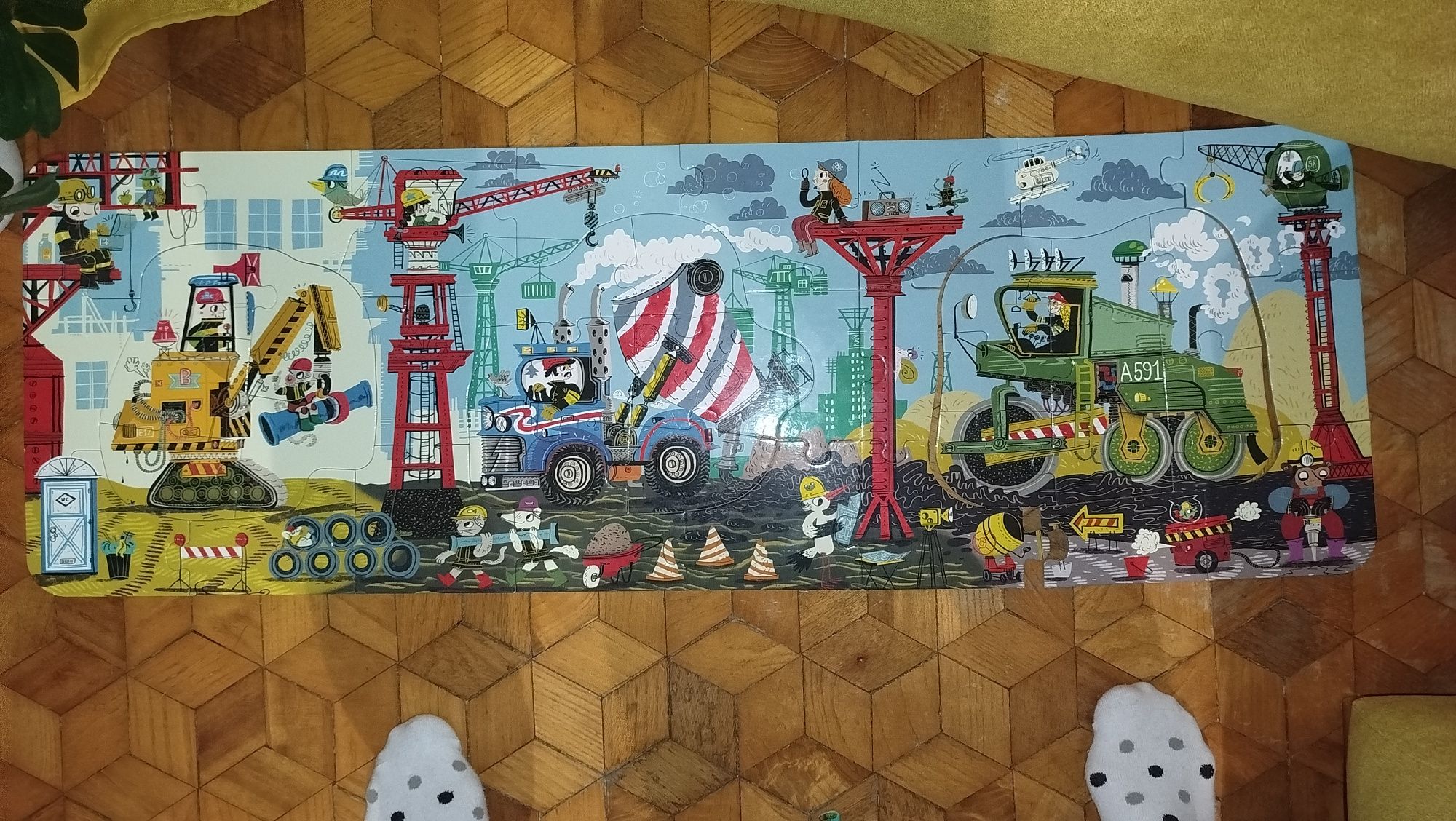 Puzzle Czu Czu pojazdy dla chłopca