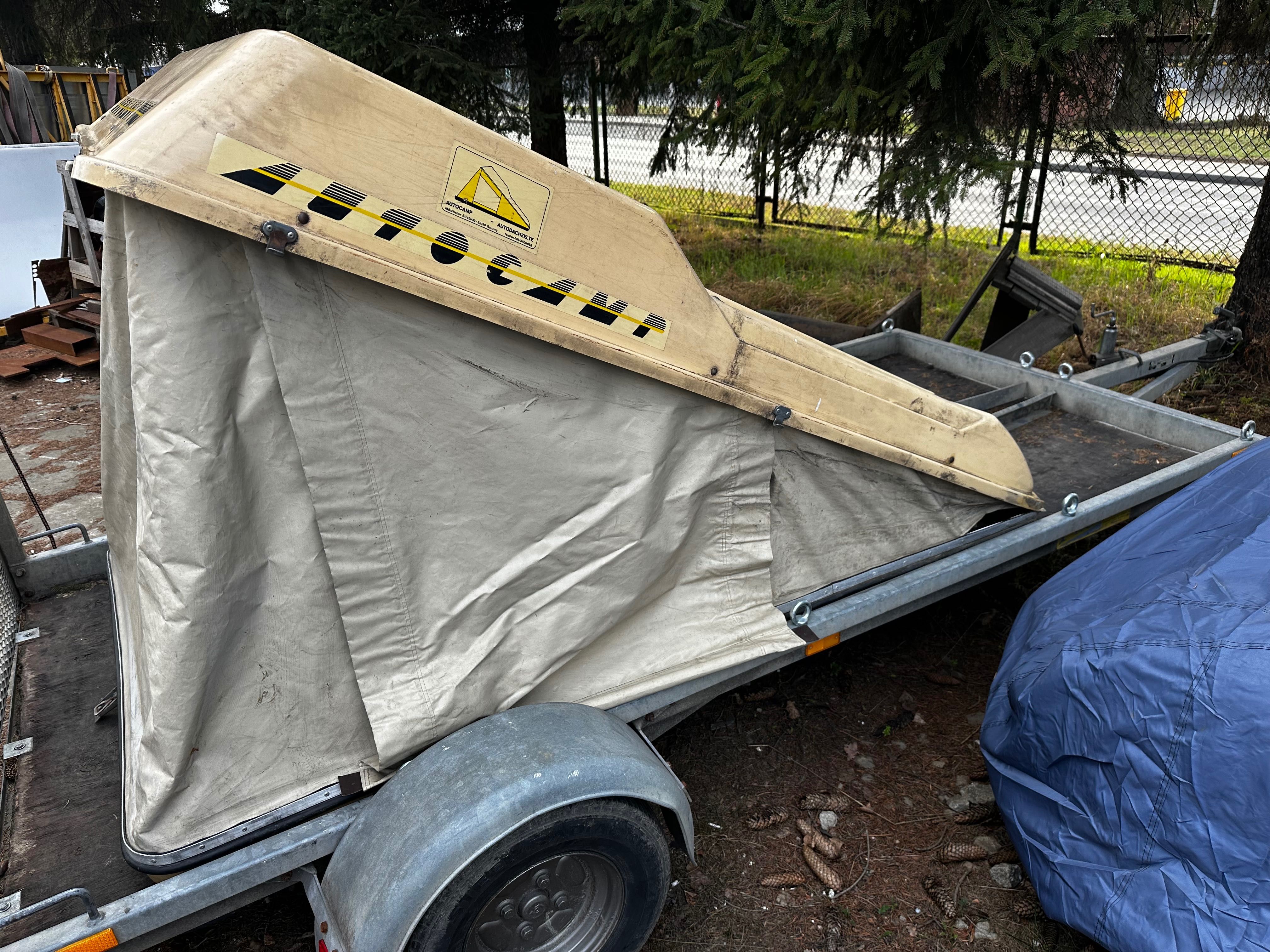 Namiot dachowy twardy Autocamp jak Autohome Columbus do renowacji