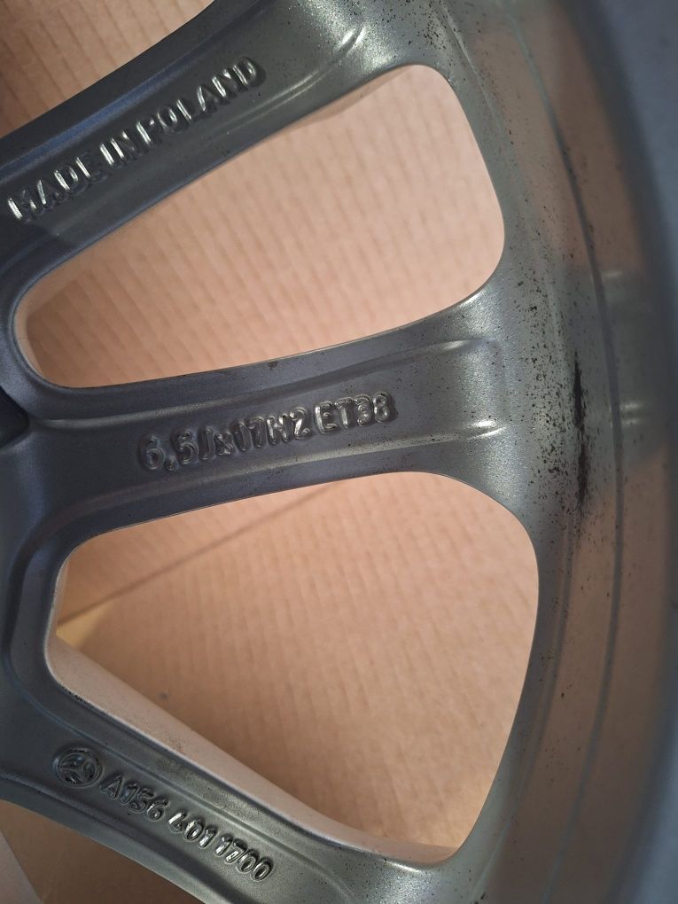 Alufelgi R17 5×112 Mercedes bdb stan + czujniki
