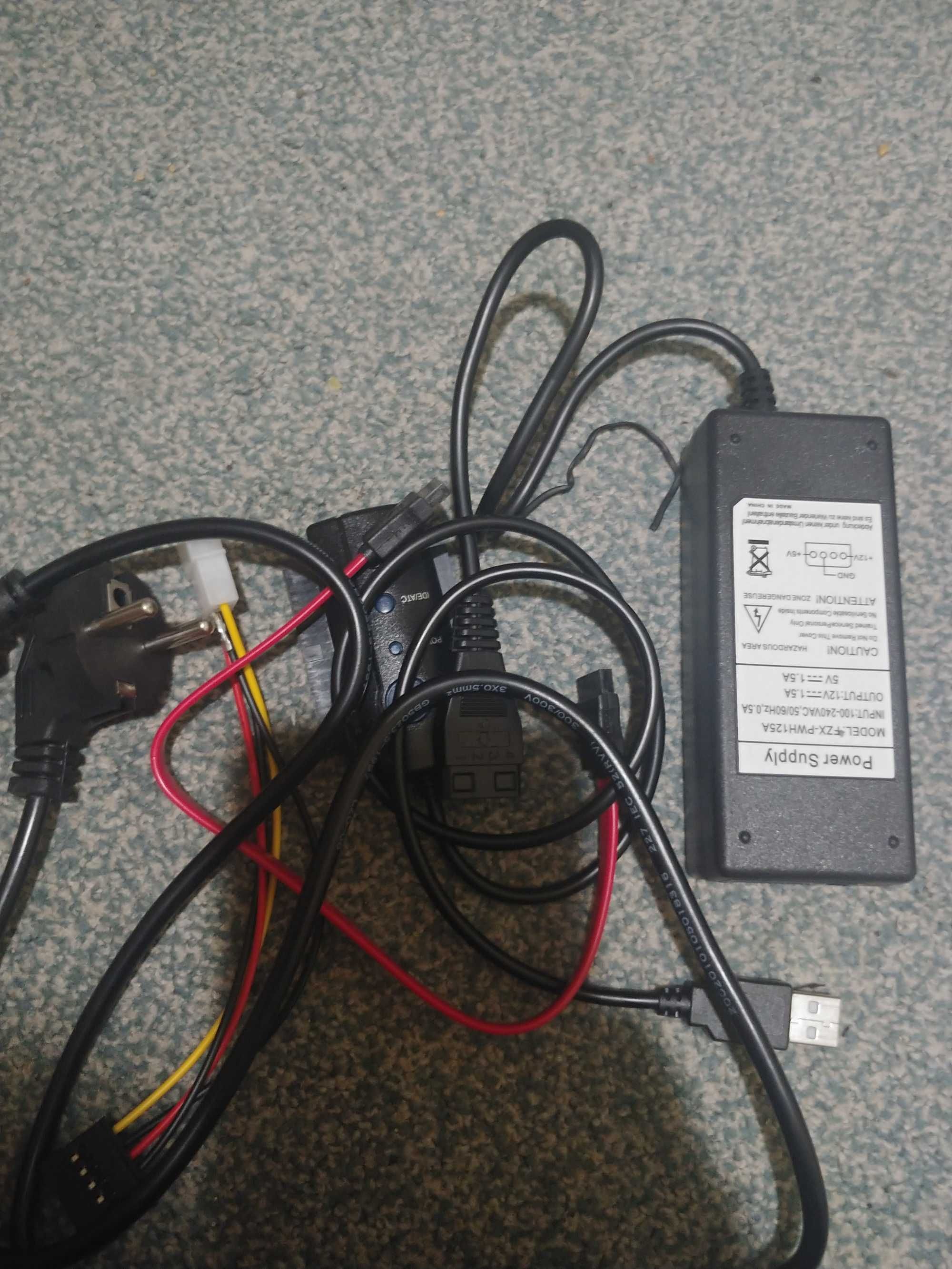 Adapter IDE ATA SATA USB 2.0 z zasilaczem nowy cena sklep 99 zł