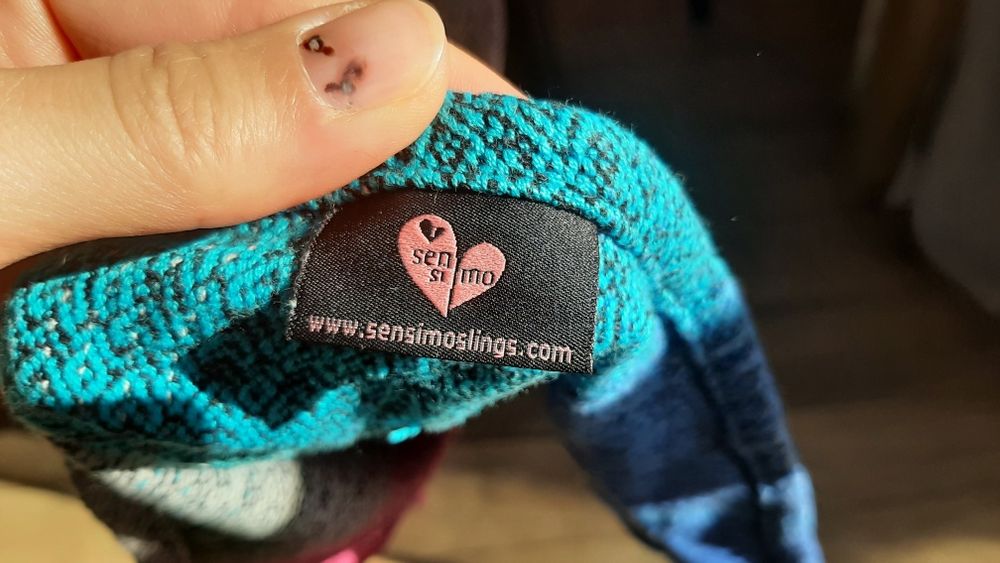 Piękna chusta, tkana