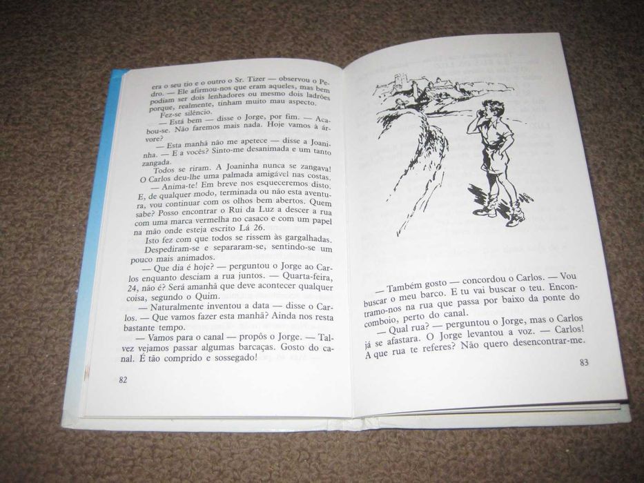 Livro "Os Sete e a Marca Vermelha" de Enid Blyton