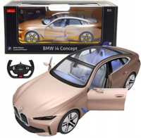 Rastar BMW i4 Concept auto zdalnie sterowane skala 1:14 złoty