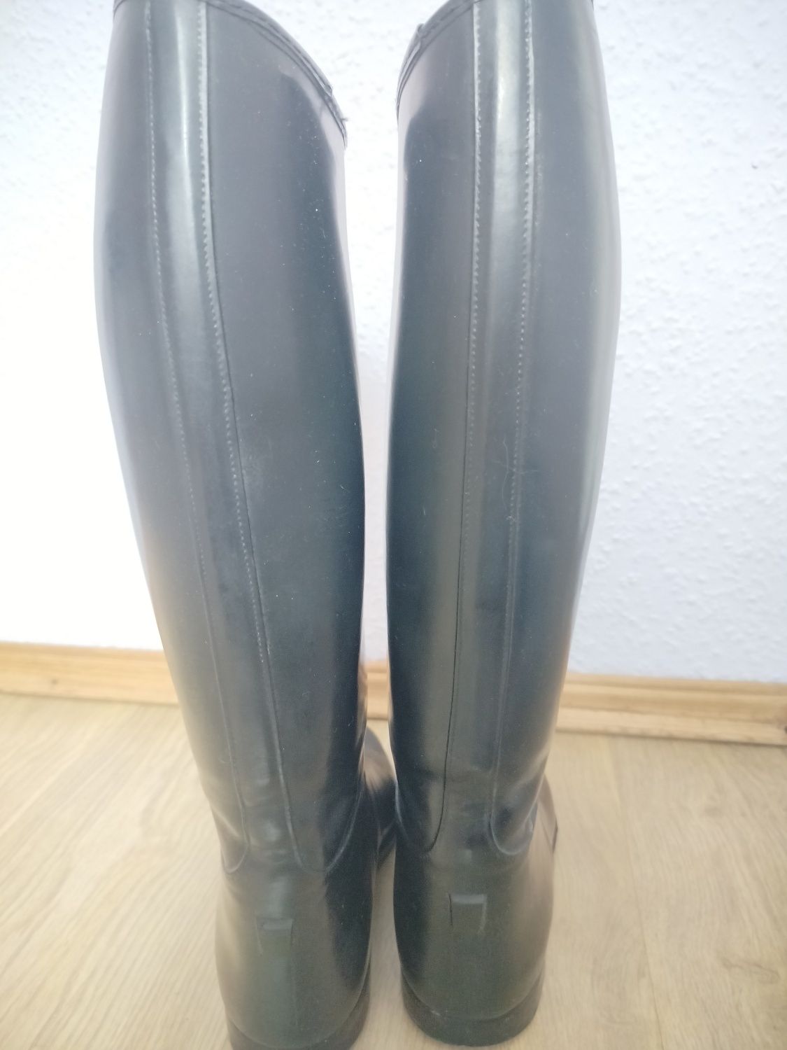 Buty wysokie do jazdy konnej sztyblety gumowce kalosze