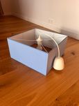 Lampa sufitowa błękitna