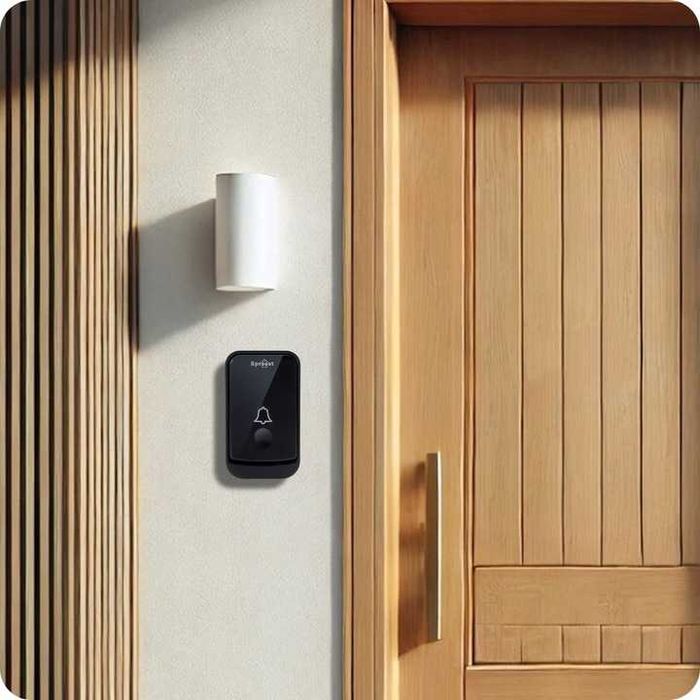 Bezprzewodowy Dzwonek Do Drzwi KOMPLETNY ZESTAW Nadajnik Odbiornik