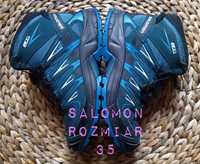 Salomon, wodoodporne buty narciarskie, dziecięce młodzieżowe kobiece