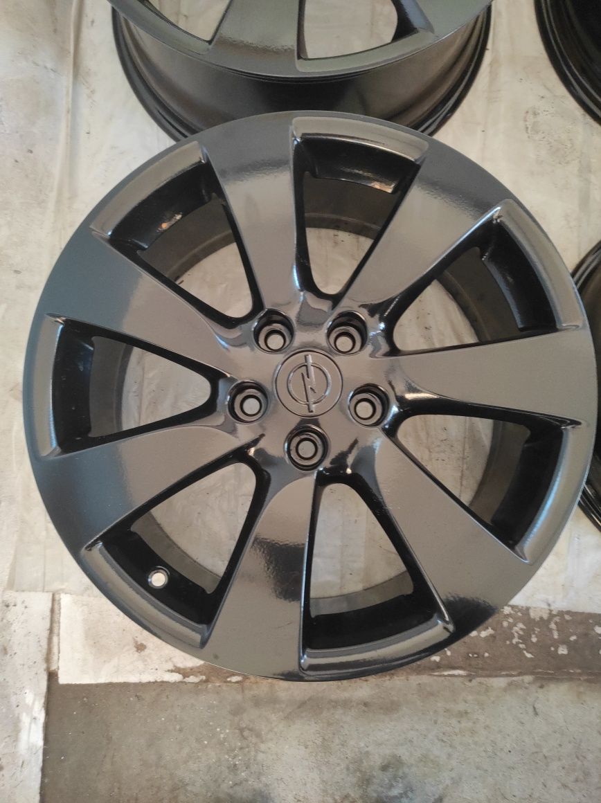 488 Felgi aluminiowe ORYGINAŁ OPEL R 18 5x115 Idealne CZARNE