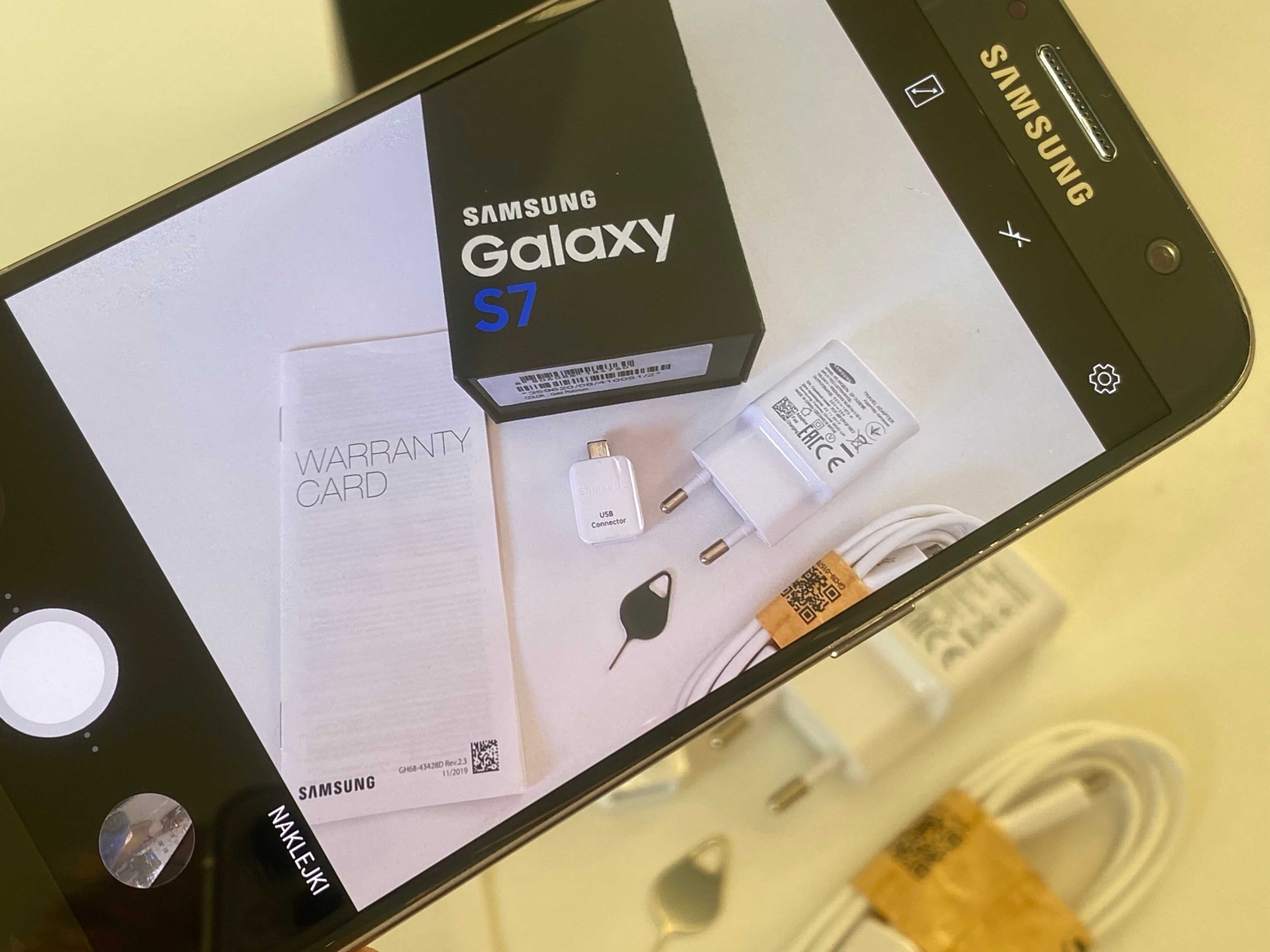 Telefon SAMSUNG GALAXY S7 ZADBANY 100% SPRAWNY lte nfc komplet gwaranc