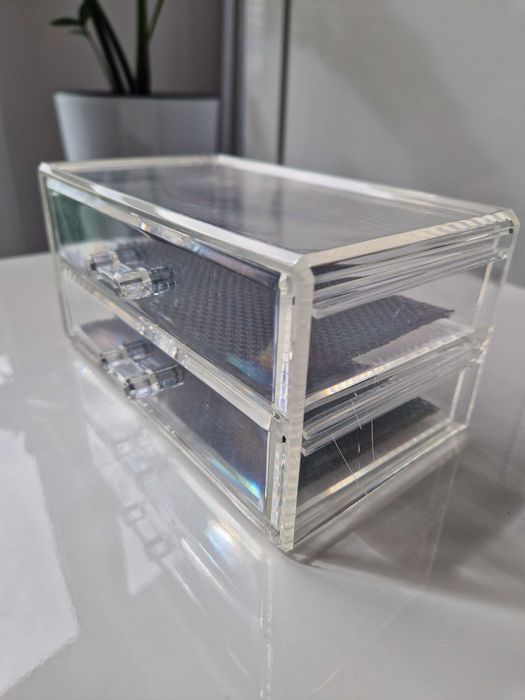 Organizer biurkowy / biurowy / na kosmetyki z szufladkami