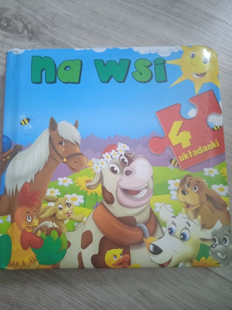 Książeczka z puzzlami na wsi