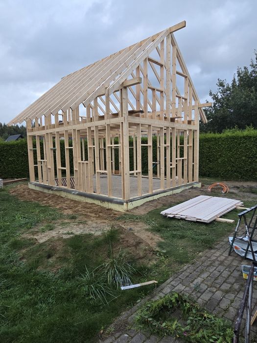 Domek całoroczny 7x5 z podaszem na zgłoszenie