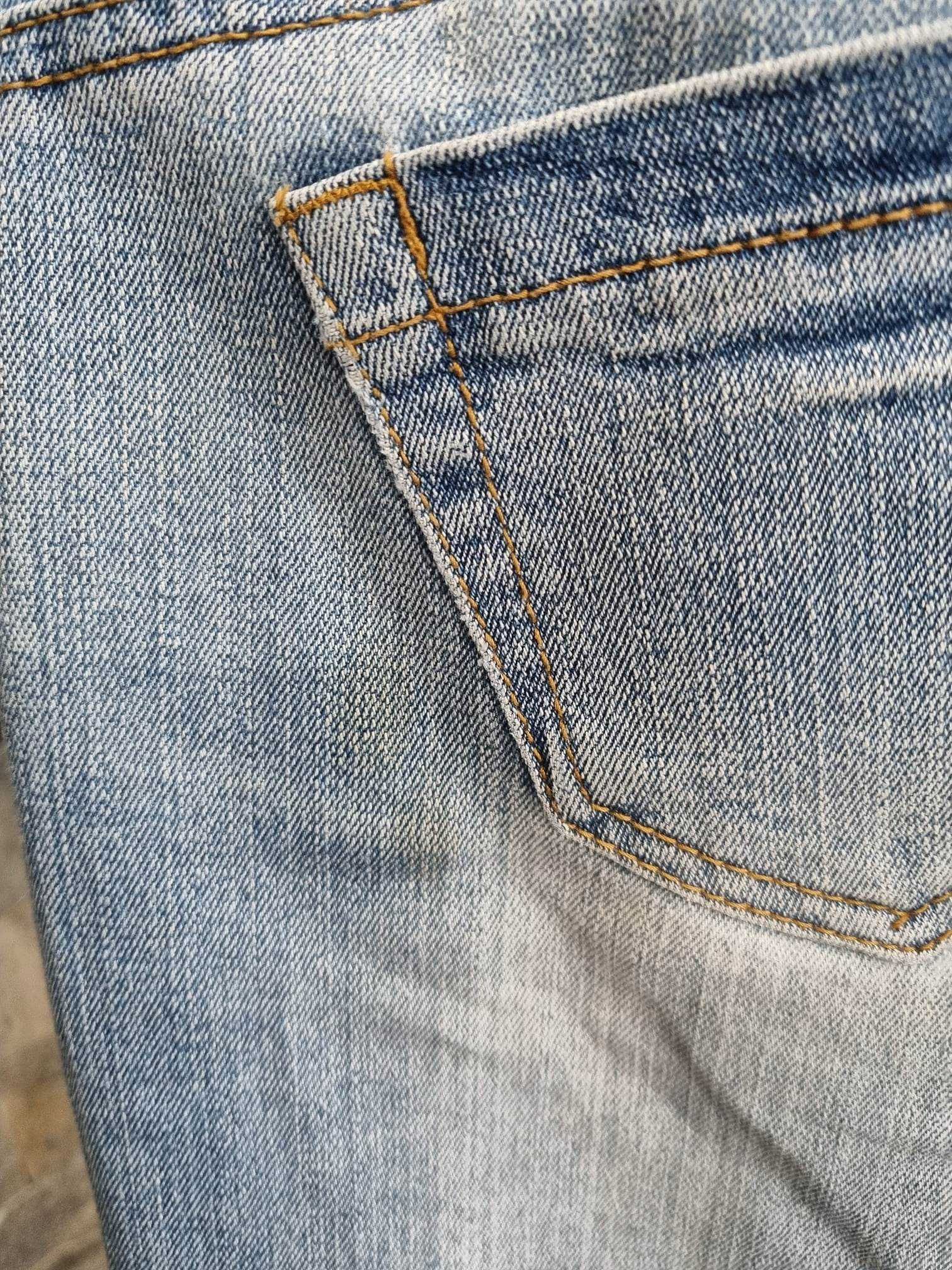 spodnie jeansy niebieskie