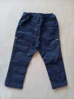 Spodnie jeansy 92 dziewczynka Benetton dżinsy granatowe