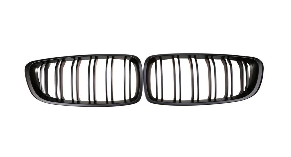 Решетка радиатора ноздри BMW 4 F32 F33 F36 решетки M двойная черный гл