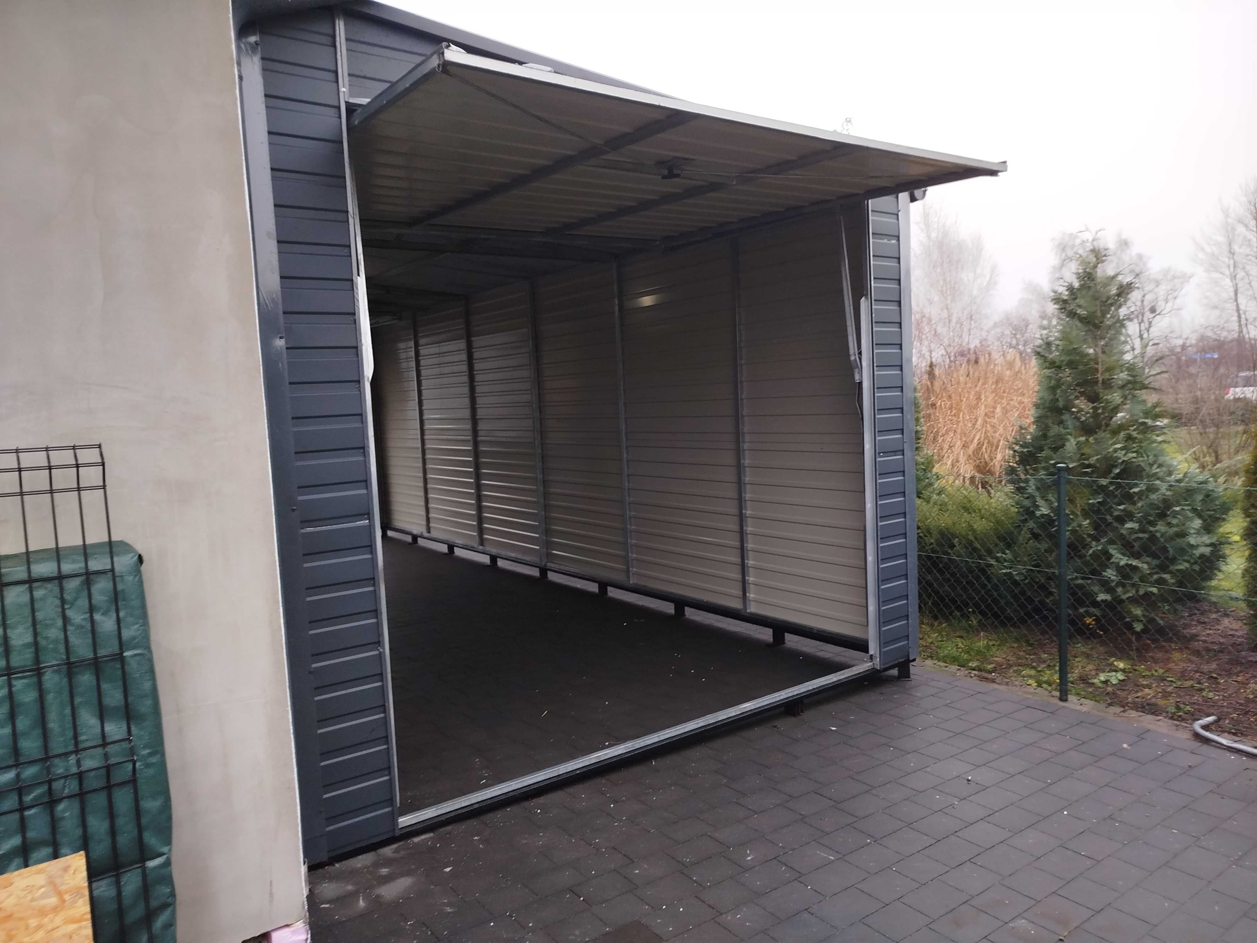Garaż Domek Narzędziowy PREMIUM Imitacja Drewna