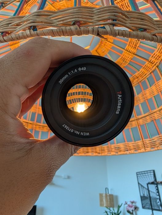 Lente 7artisans 35mm f/1.4 M-mount - Como nova