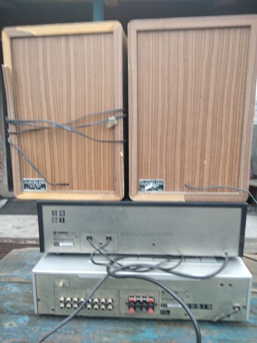 Ямаха колонки касетна дека