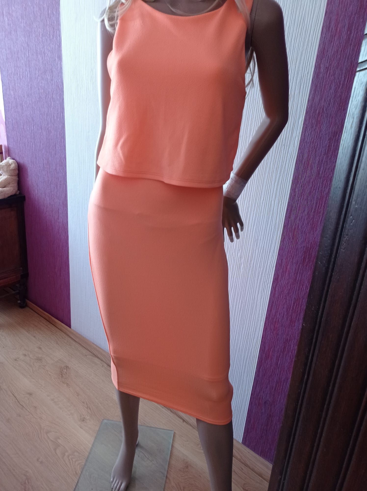 Miss Selfridge sukienka pomarańczowa  38