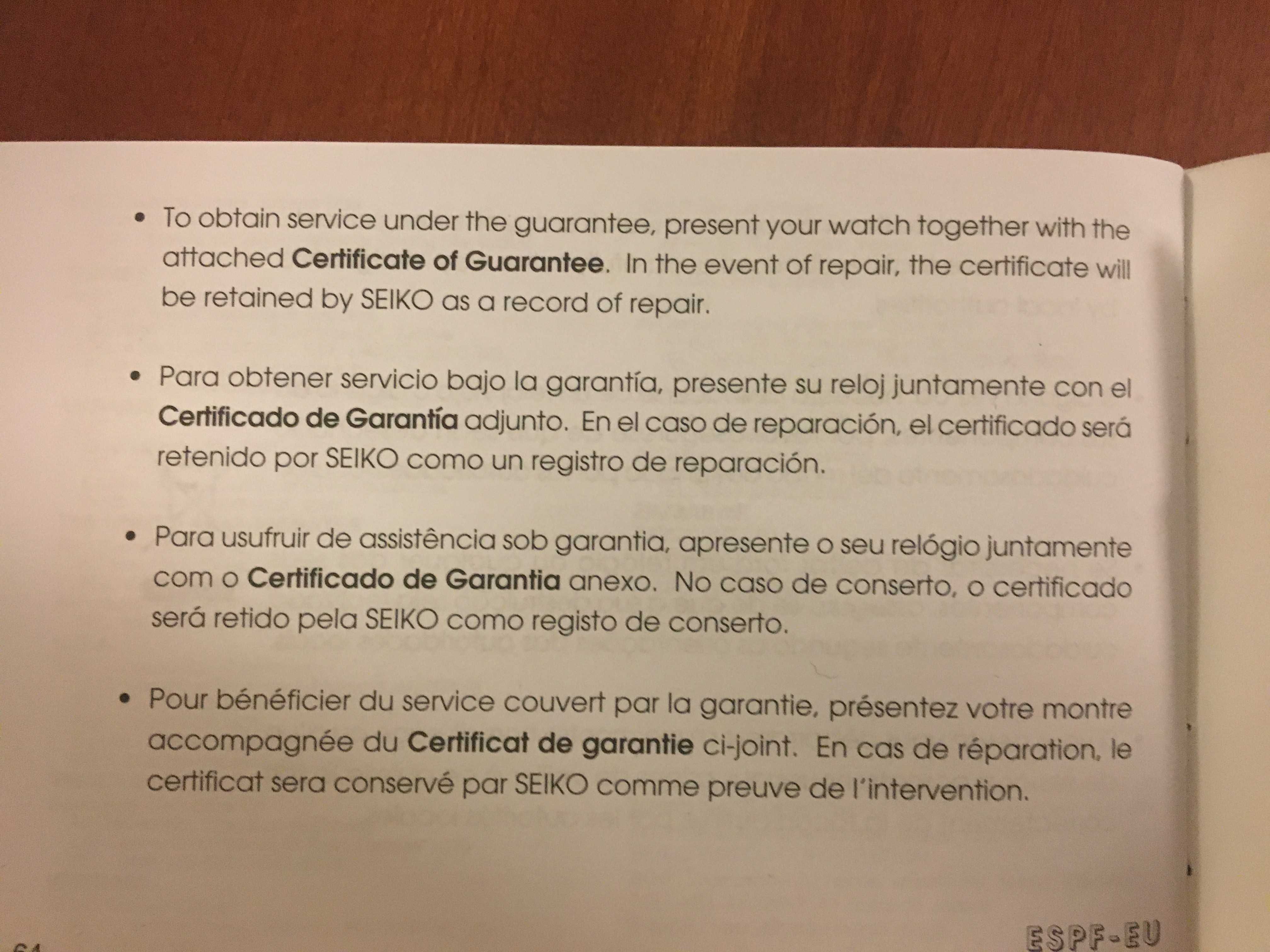 Seiko Cronógrafo SSB095